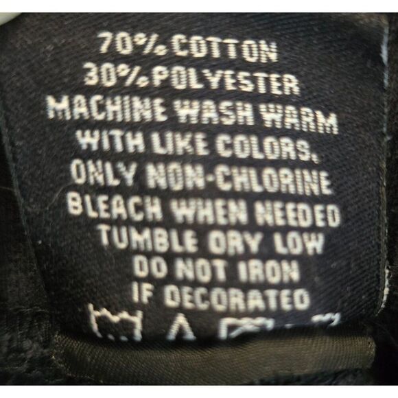 Vintage University Of Michigan Wolverines Sweatpants L Big 10 Navy Blue Distress - Picture 8 of 9